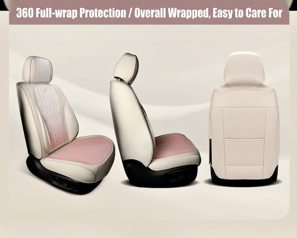 Car seat cushion linen fabric art all-inclusive all-season universal goddess seat cushion 2026 new model interior breathable seat cover wholesale