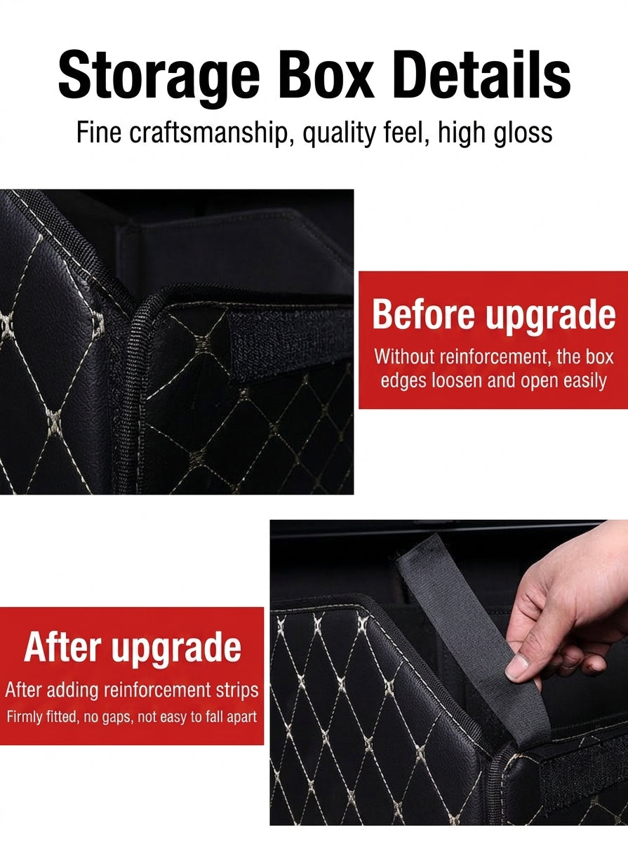 Car storage box, car aftermarket organizer box, storage box, folding box, multifunctional in-car item