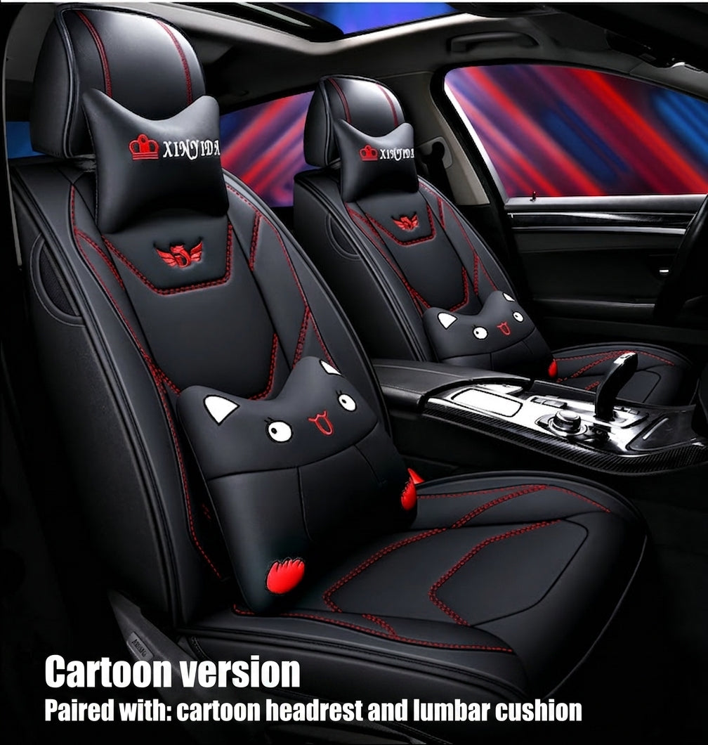 New car cushion leather all-wrap wear-resistant leather car seat cover is suitable for small car SUV car seat cover in all seasons