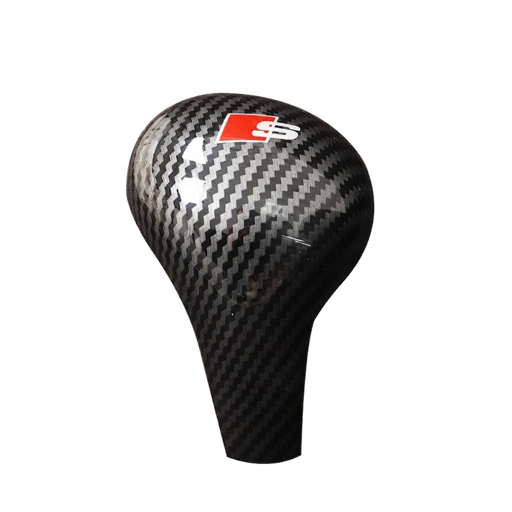 Suitable for Audi A6L A4L Q5LA3Q7Q2L gear shift cover, carbon fiber texture gear lever cover, and automotive interior modification