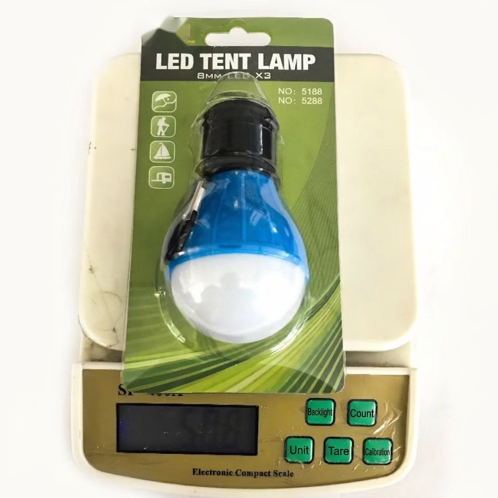 Portable LED Camping Lamp with Carabiner Hook