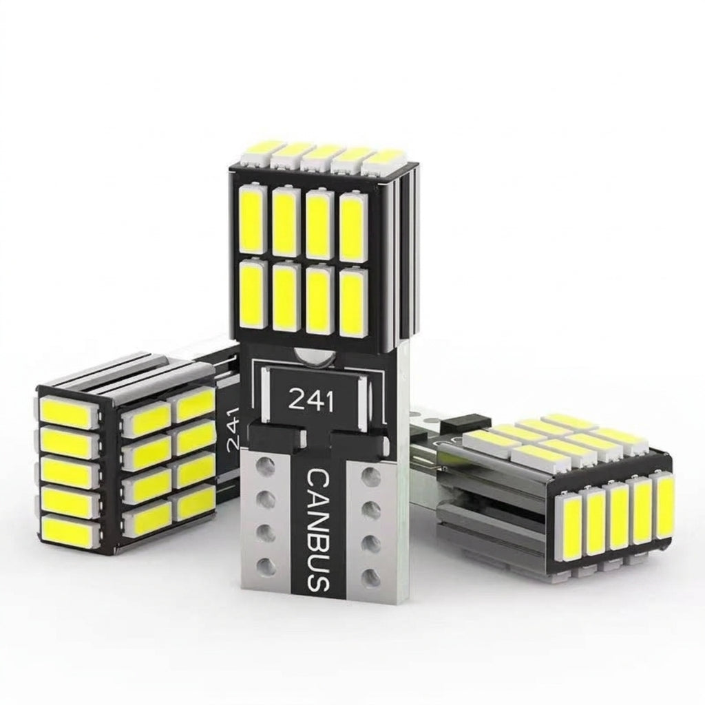 Cross-border automotive LED car light: T10 width indicator, position light 4014-24SMD, license plate decoding light, 3030 instrument light