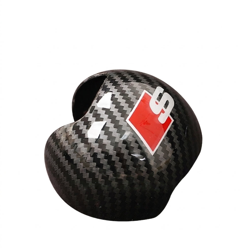 Suitable for Audi A6L A4L Q5LA3Q7Q2L gear shift cover, carbon fiber texture gear lever cover, and automotive interior modification