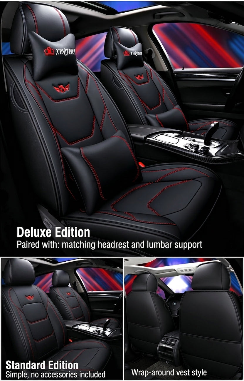New car cushion leather all-wrap wear-resistant leather car seat cover is suitable for small car SUV car seat cover in all seasons