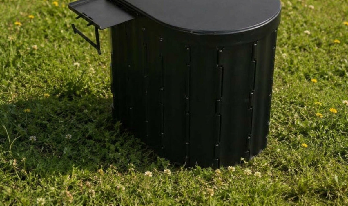 2025 New Model Raised Outdoor Folding Toilet with Lid Portable Car Mobile Toilet Travel Camping Toilet