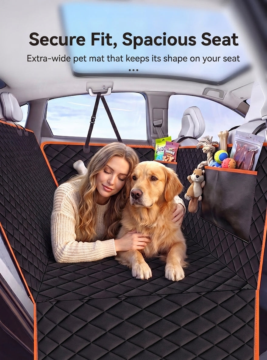 Oxford fabric pet mat, waterproof, dirt-resistant, wear-resistant seat cushion, rear seat mat for cats and dogs, thickened, suitable for car storage, universal