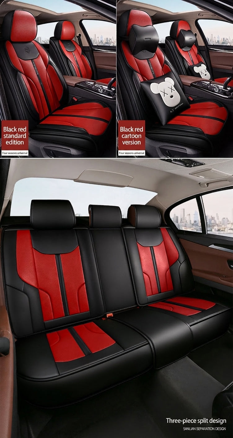 The new car seat cushion fully surrounds full pictorial cartoon cute four-season universal five-seat seat cover, directly supplied and shipped from the manufacturer