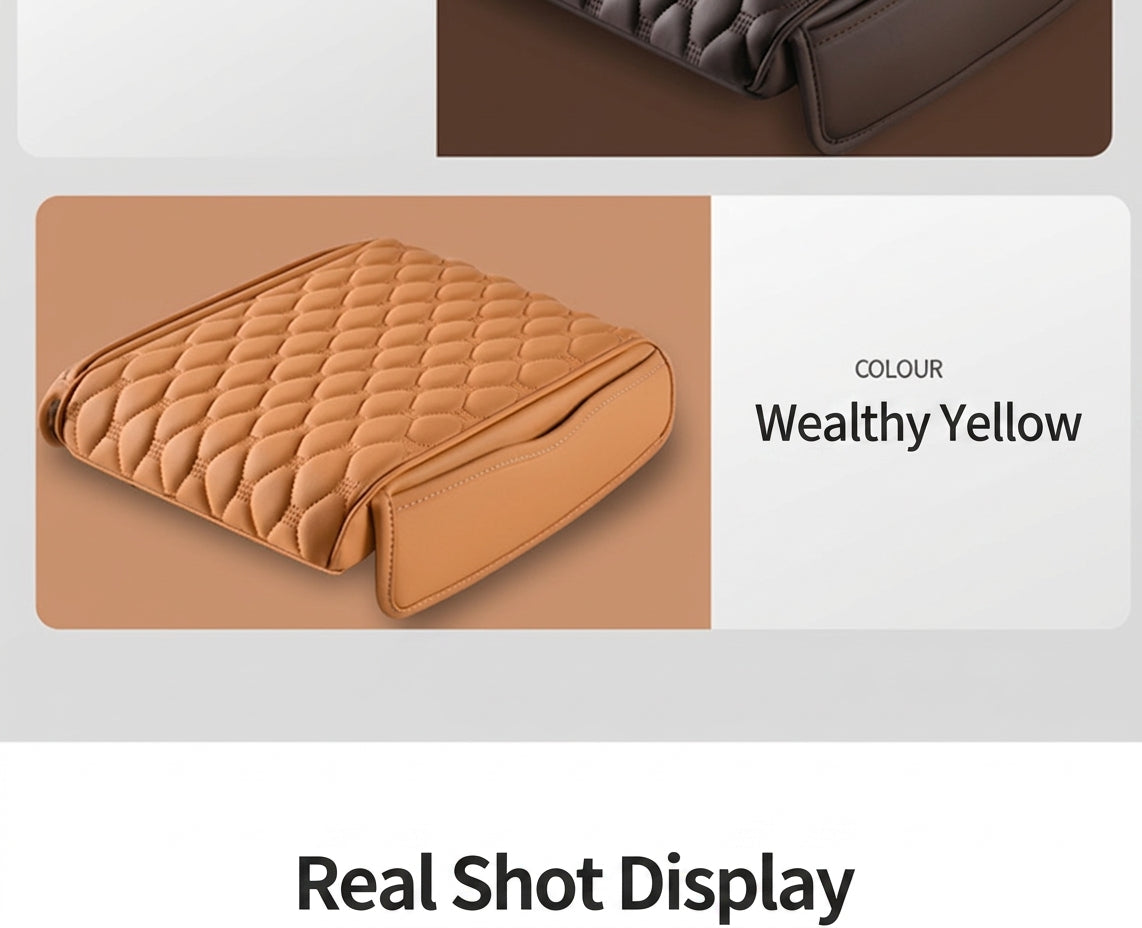 Manufacturer cross-border car armrest box height pad, car goods, double-sided practical storage bag, memory foam armrest box pad