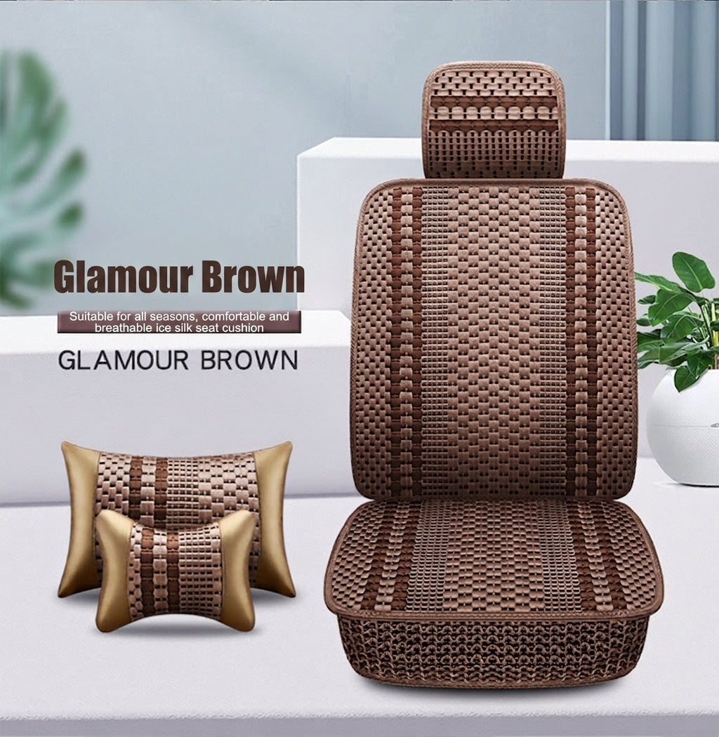 Car Cushion Four Seasons Universal Ice Silk Seat Cover Summer Cool Cushion Single Piece Car Single Pad Wholesale Factory Direct All-Inclusive