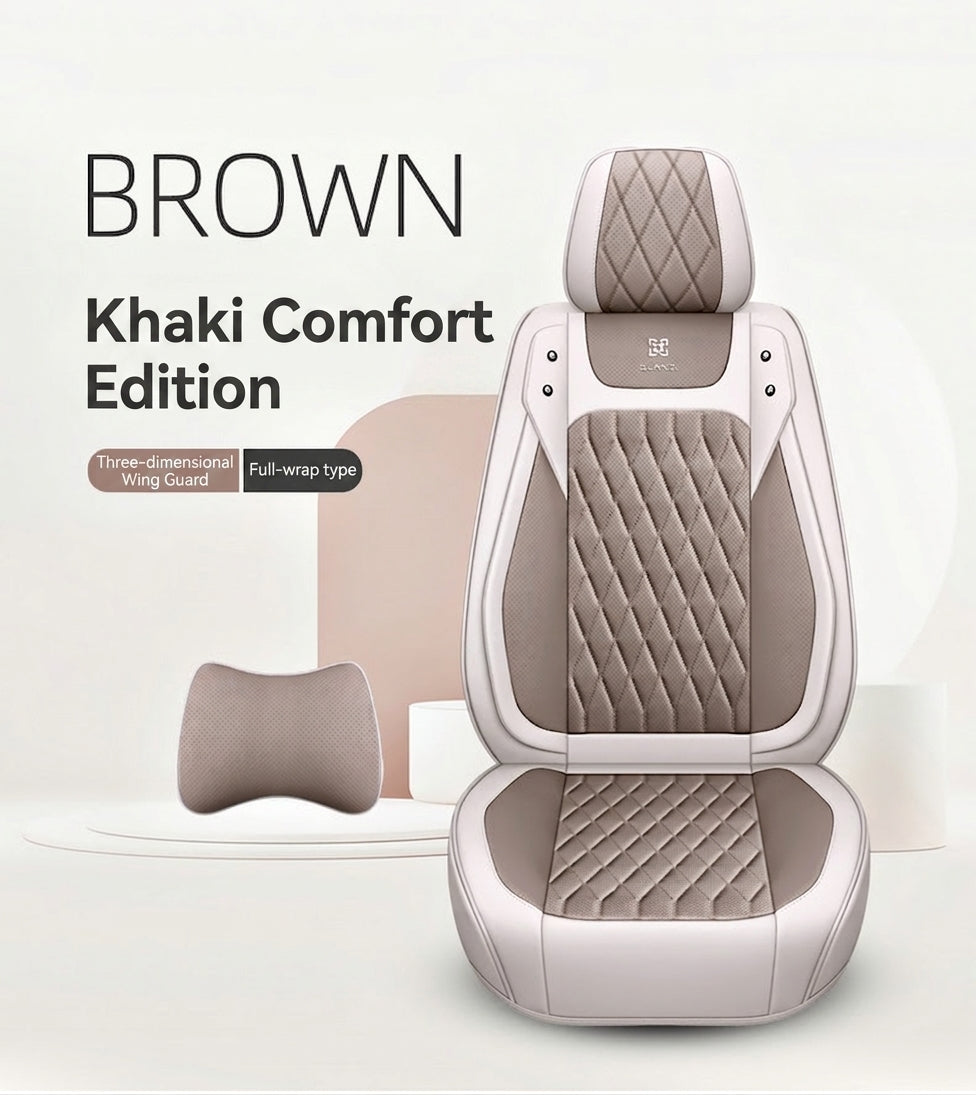 New car seat cushion, all-season universal seat, Nappa leather full-coverage seat cover, small sedan SUV seat cushion manufacturer wholesale