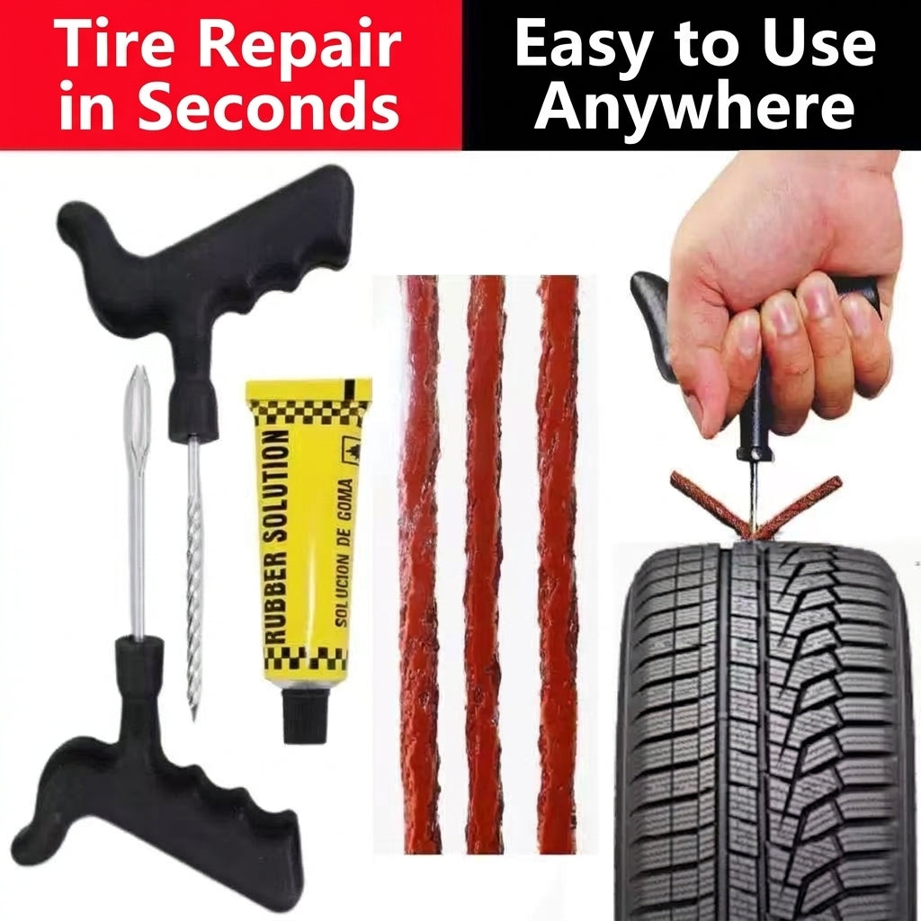 Tire Repair Tool Kit - 42 to 62 Piece Sets