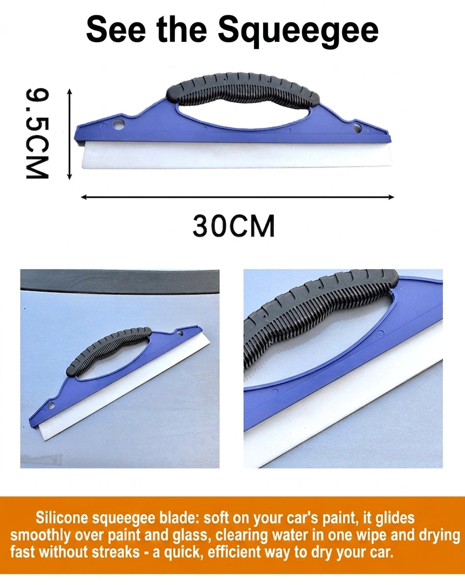 Cross-border car wash tools, complete set, cleaning seven-piece sponge car wash brush, professional beauty maintenance car supplies