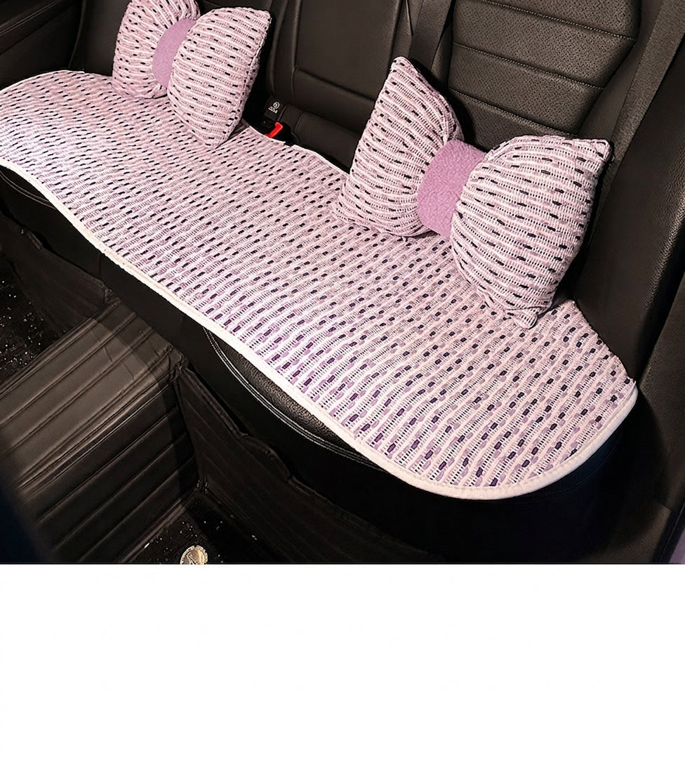 Car headrest neck support pillow for car cushions, car seat lumbar cushion set, for the driver's seat and for women's lumbar support