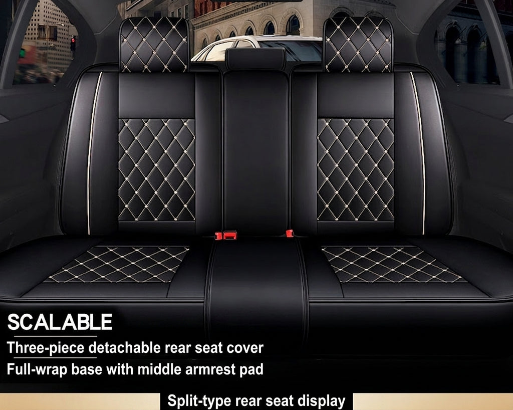 Cross-border new car seat cover, full leather full surrounding, four seasons universal cushion trolley seat cover special manufacturer wholesale