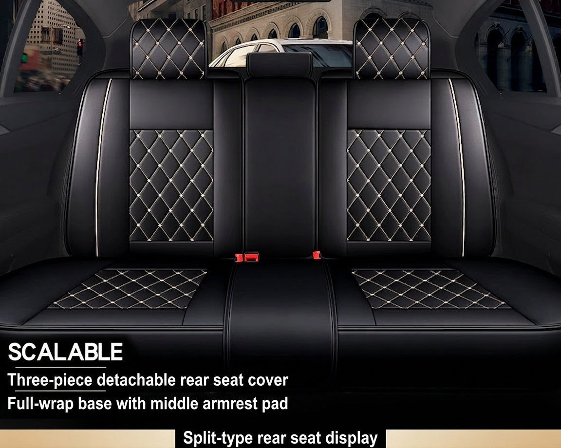 Cross-border new car seat cover, full leather full surrounding, four seasons universal cushion trolley seat cover special manufacturer wholesale