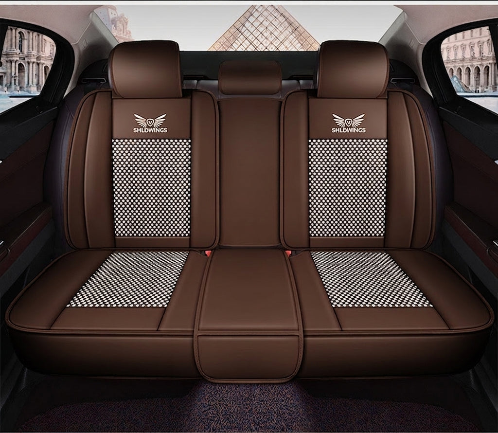 Full-coverage car seat covers for Napa leather car seat cushions, five-seat universal Ice Silk car seat cushions, all-season universal model wholesale