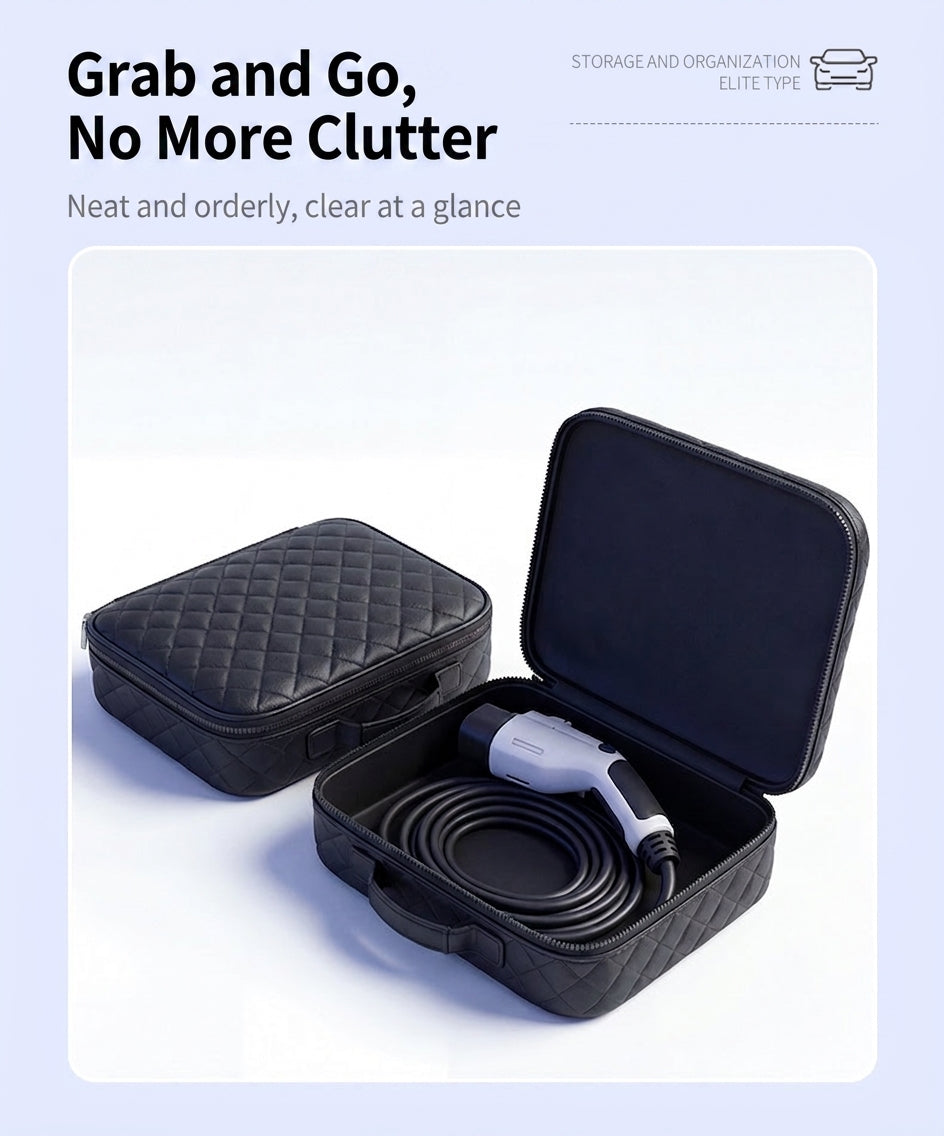 Charging gun storage bag, car charger storage bag, logo-printed waterproof charging gun bag, new energy vehicle bag