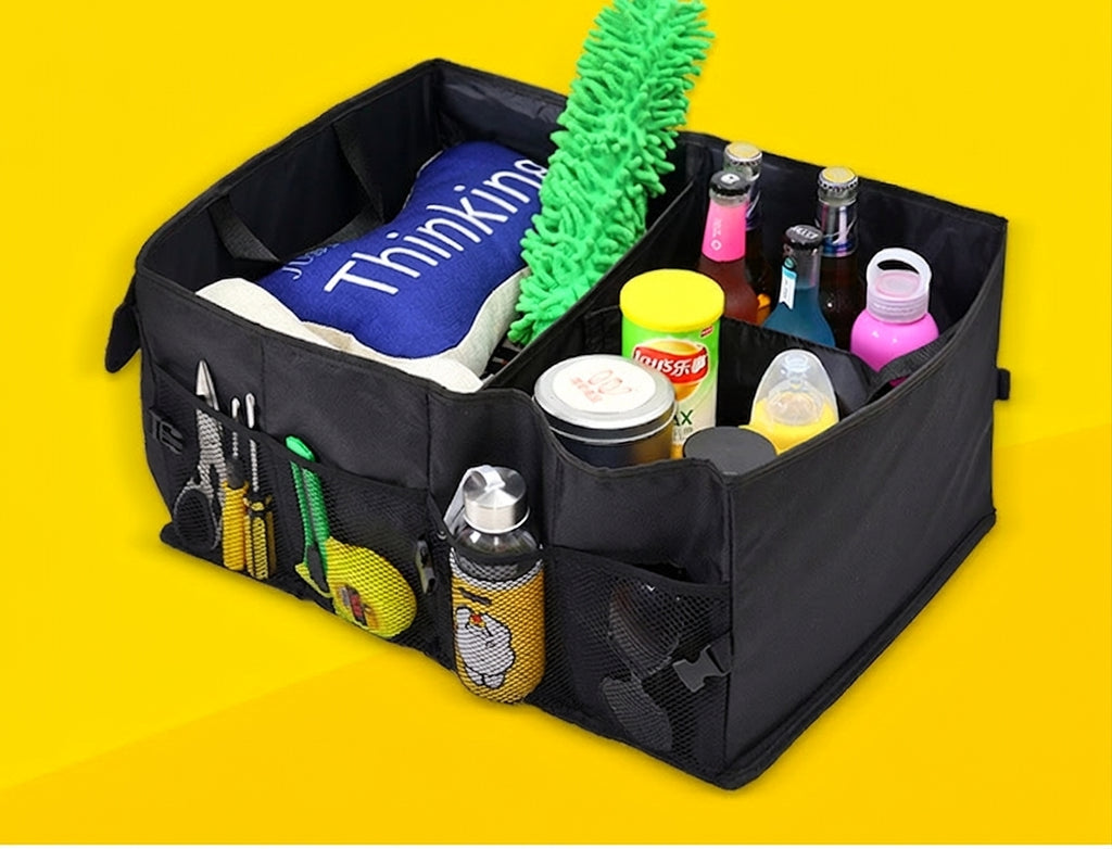 Cross-border cargo source: Oxford cloth for cars, trunk storage bags, multifunctional foldable storage boxes for car use, storage boxes