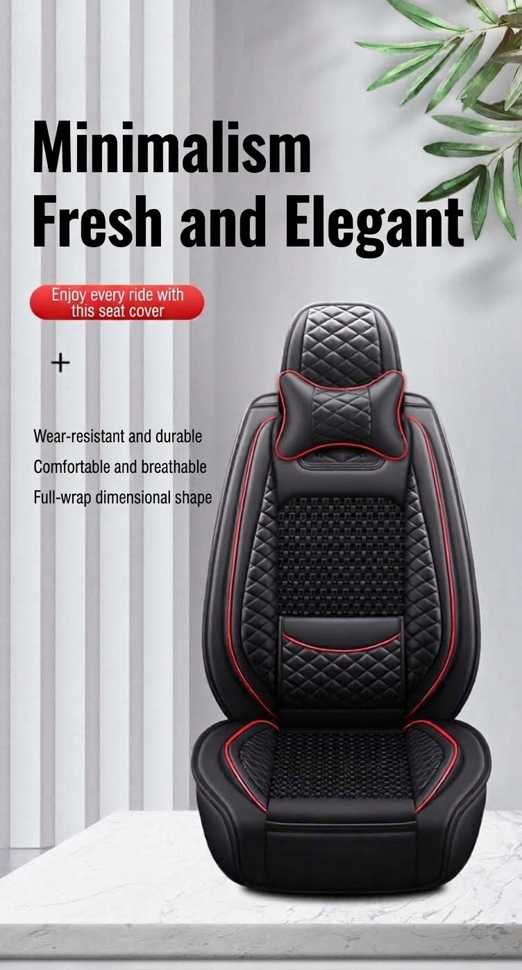 Cross-border foreign trade all-season dedicated seat cover full-coverage car seat cover leather seat cover summer ice silk seat cushion