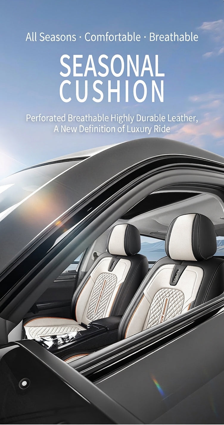 New car seat cushions fully covered, all-season universal seat covers, all five seats, full leather, high-quality seat covers sold directly from the manufacturer
