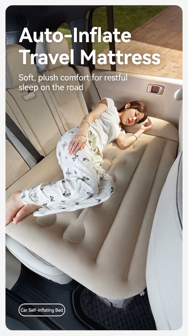 26 New Rear Seat Sleeping Essentials with Leveling Pad for Travel, Outings, Spring Outings, Outdoor Car Inflatable Bed