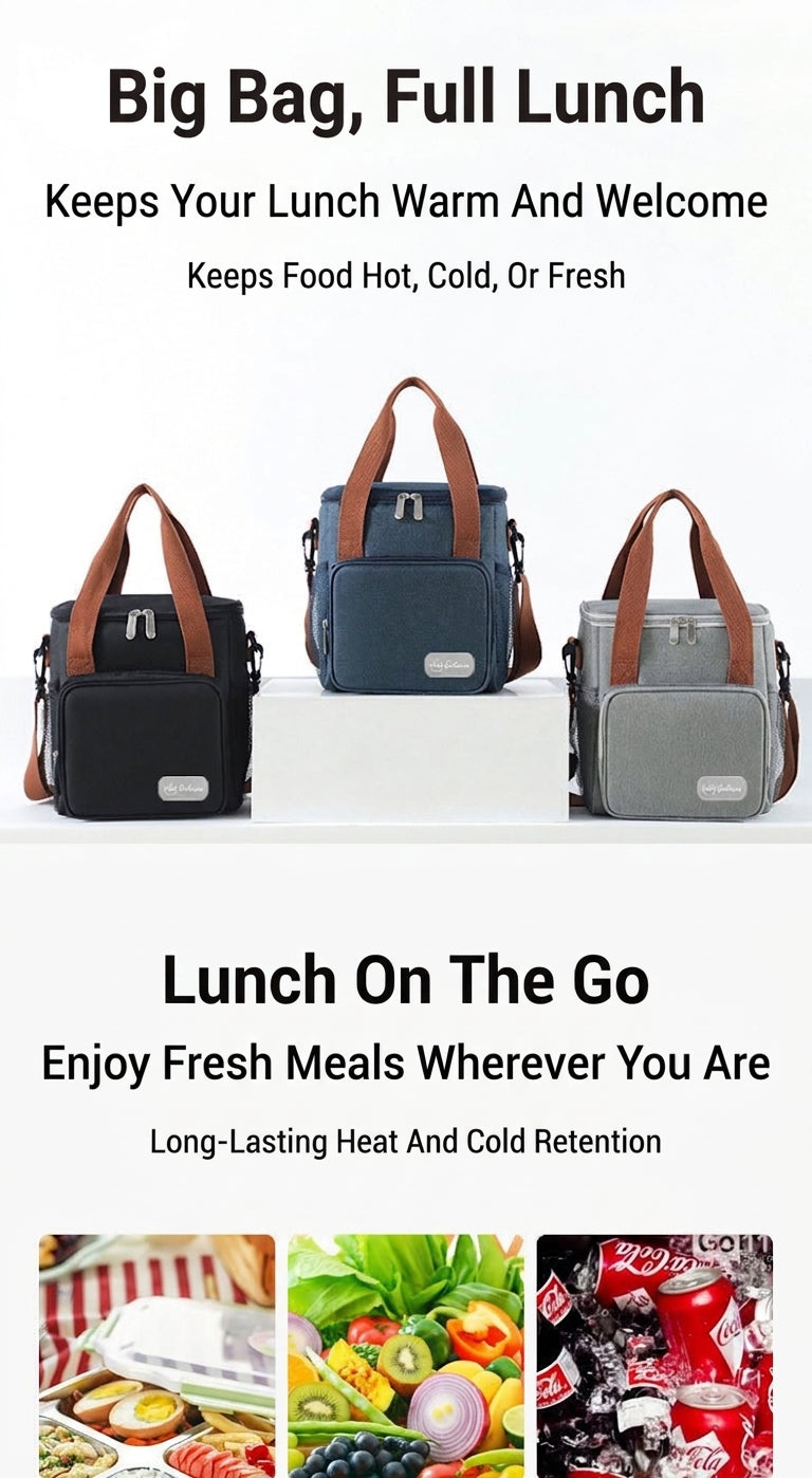 Crossbody Lunch Bag - Insulated Thermal