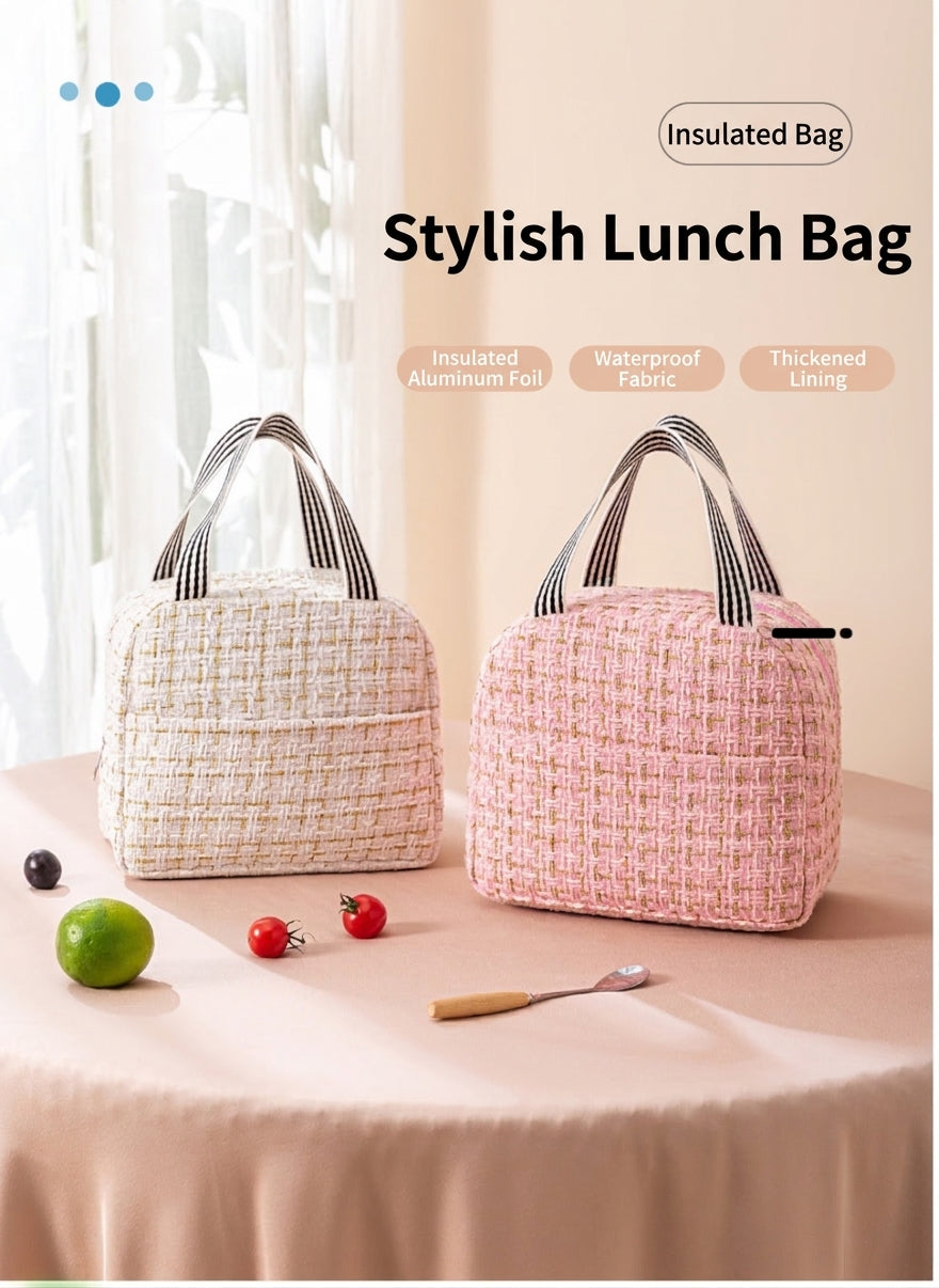 Insulated Lunch Box Bag, Large Capacity