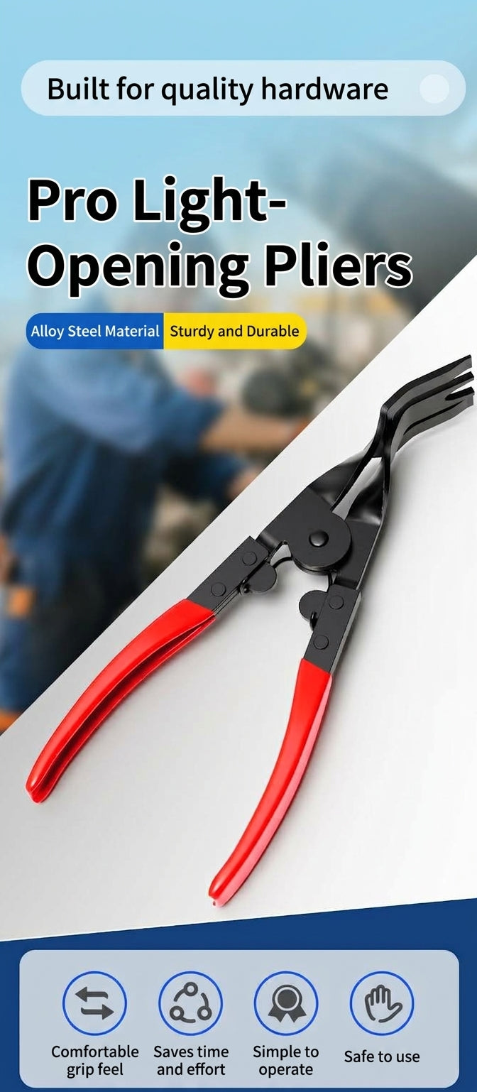 Lansheng car clip light opener pliers, headlight modification door panel audio system disassembly screwdriver, car tools, rivet car pliers