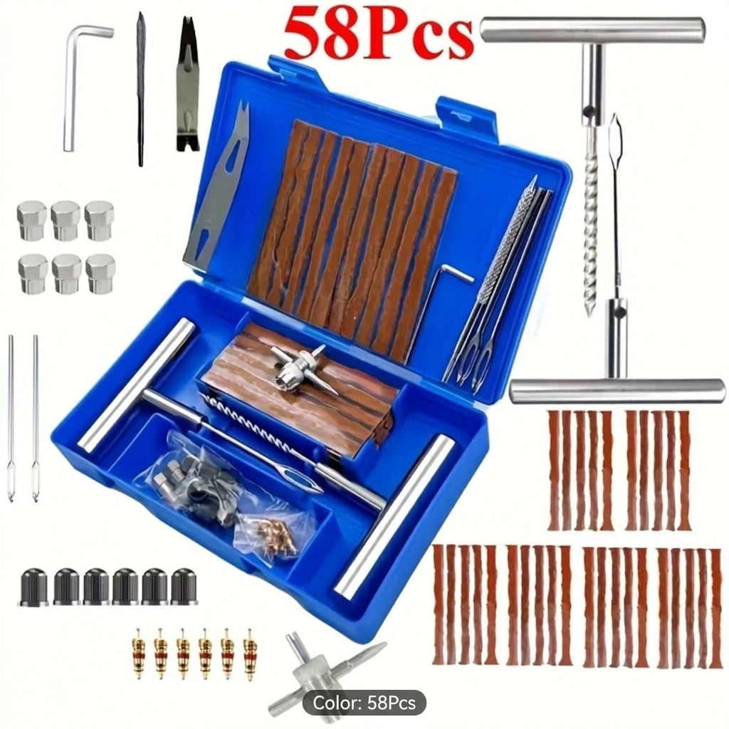 Tire Repair Tool Set - 58pc, 46pc, 7pc Options