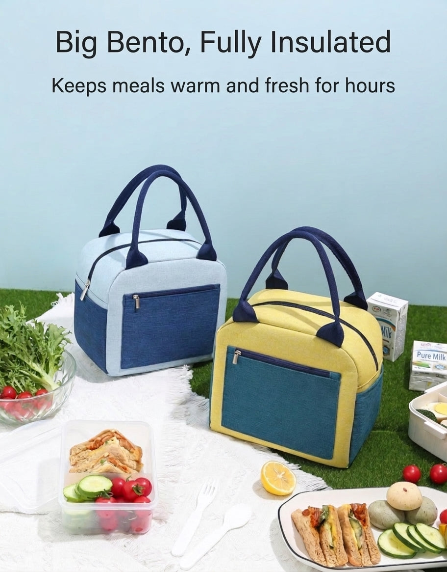 Insulated Lunch Bag - Multiple Colors