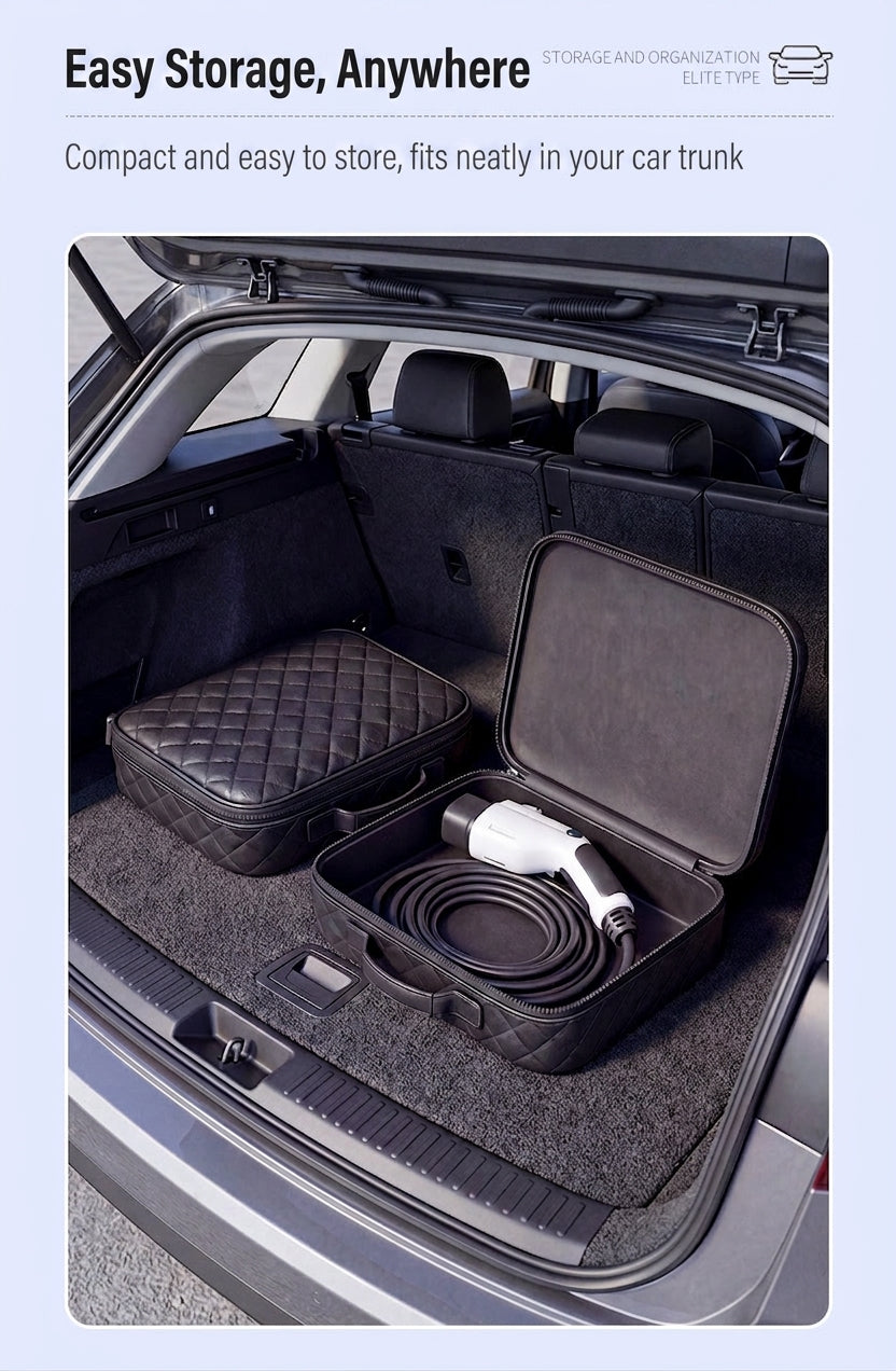 Charging gun storage bag, car charger storage bag, logo-printed waterproof charging gun bag, new energy vehicle bag