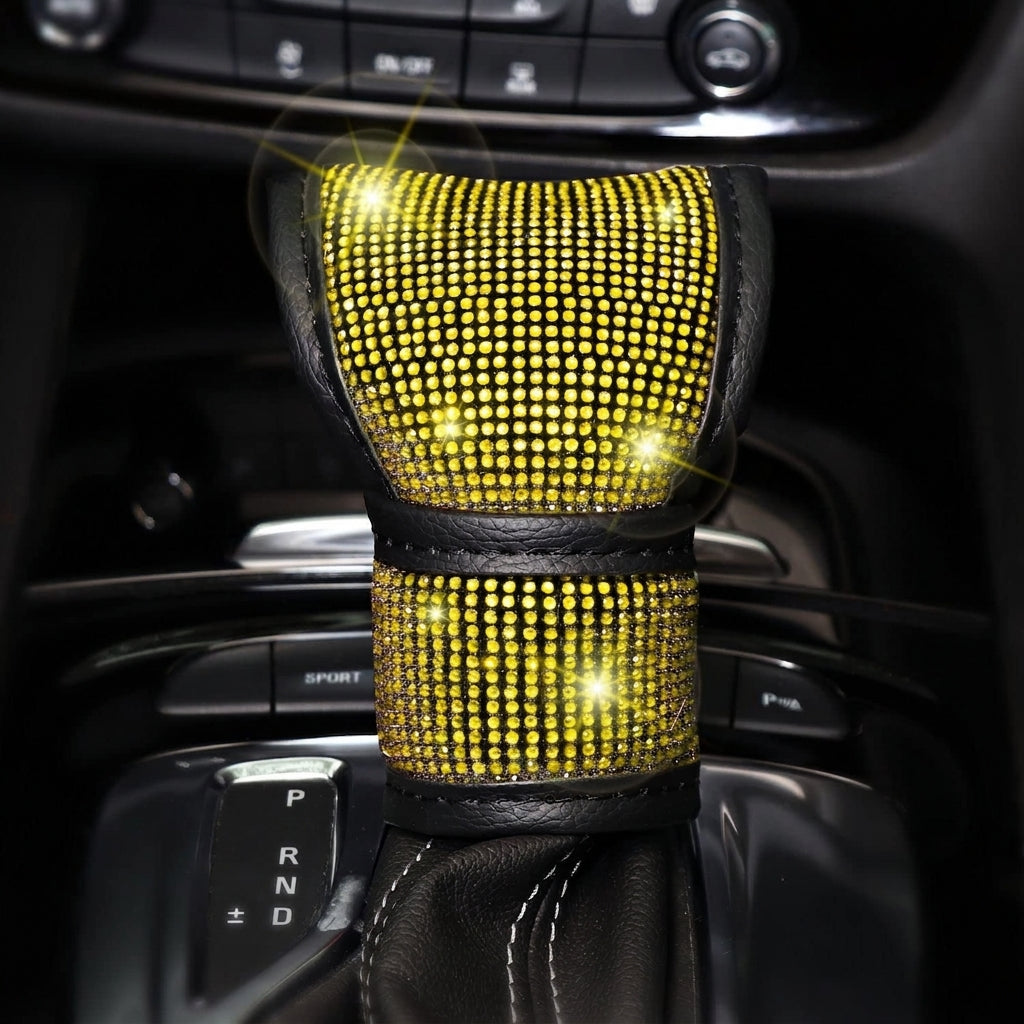 Car steering wheel cover, diamond-shaped new all-season universal seatbelt cover, multi-piece coaster steering wheel protective cover