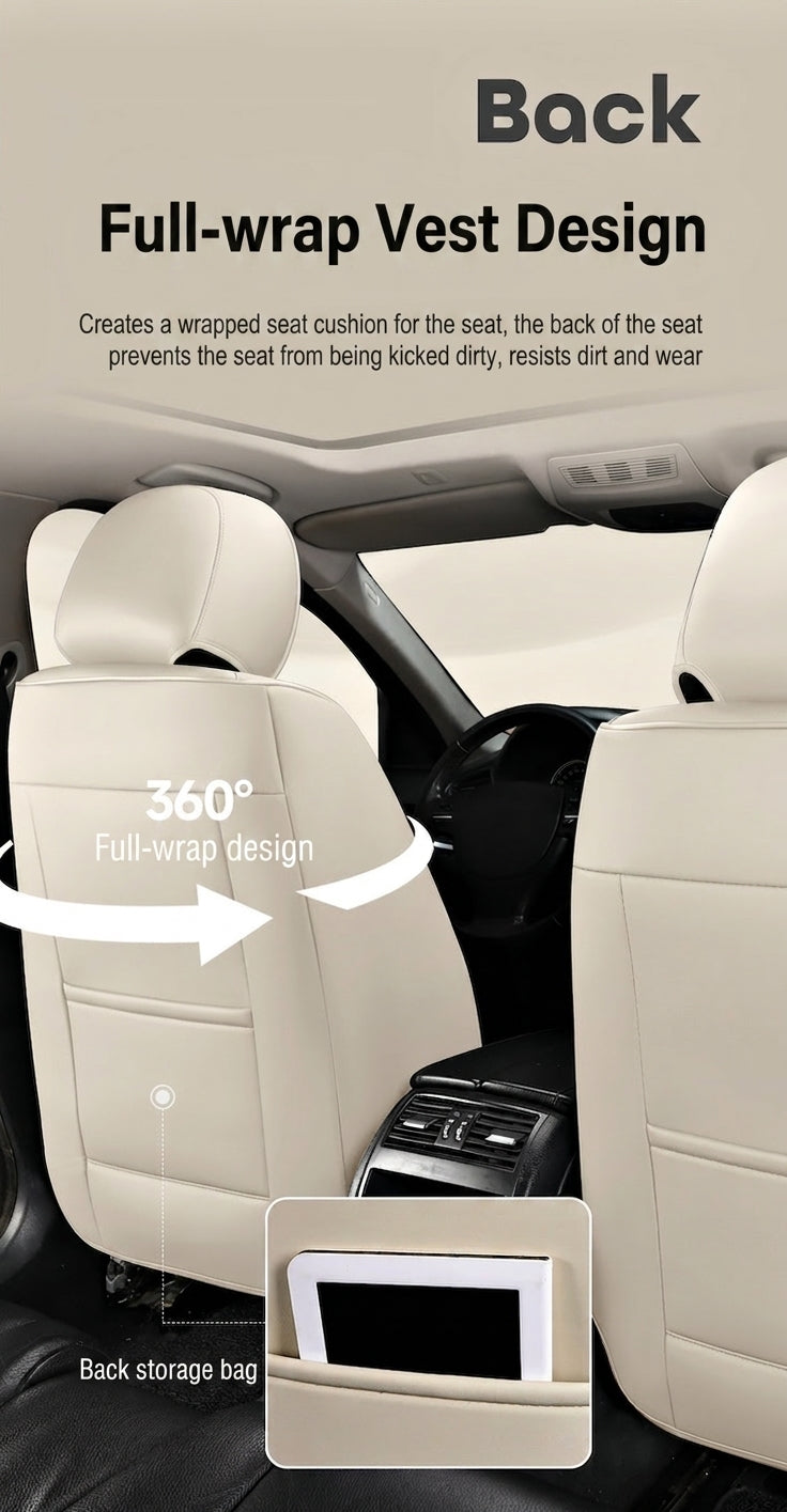Car seat cushion linen fabric art all-inclusive all-season universal goddess seat cushion 2026 new model interior breathable seat cover wholesale
