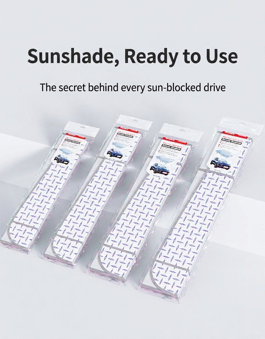 Car sunshade laser type sun protection and heat insulation summer sunshade car front windshield window sun gear