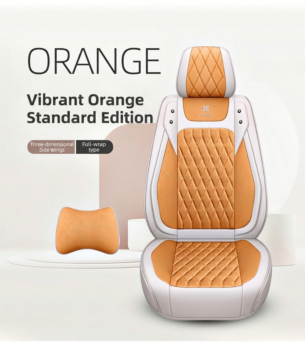 New car seat cushion, all-season universal seat, Nappa leather full-coverage seat cover, small sedan SUV seat cushion manufacturer wholesale