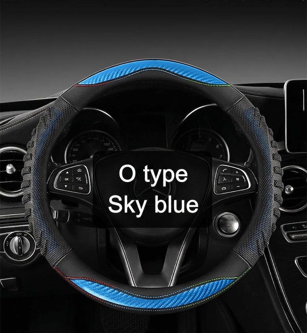 Four-season universal honeycomb sports handlebar covers, steering wheel covers, anti-slip modification covers, cross-border Douyin one-piece dropshipping