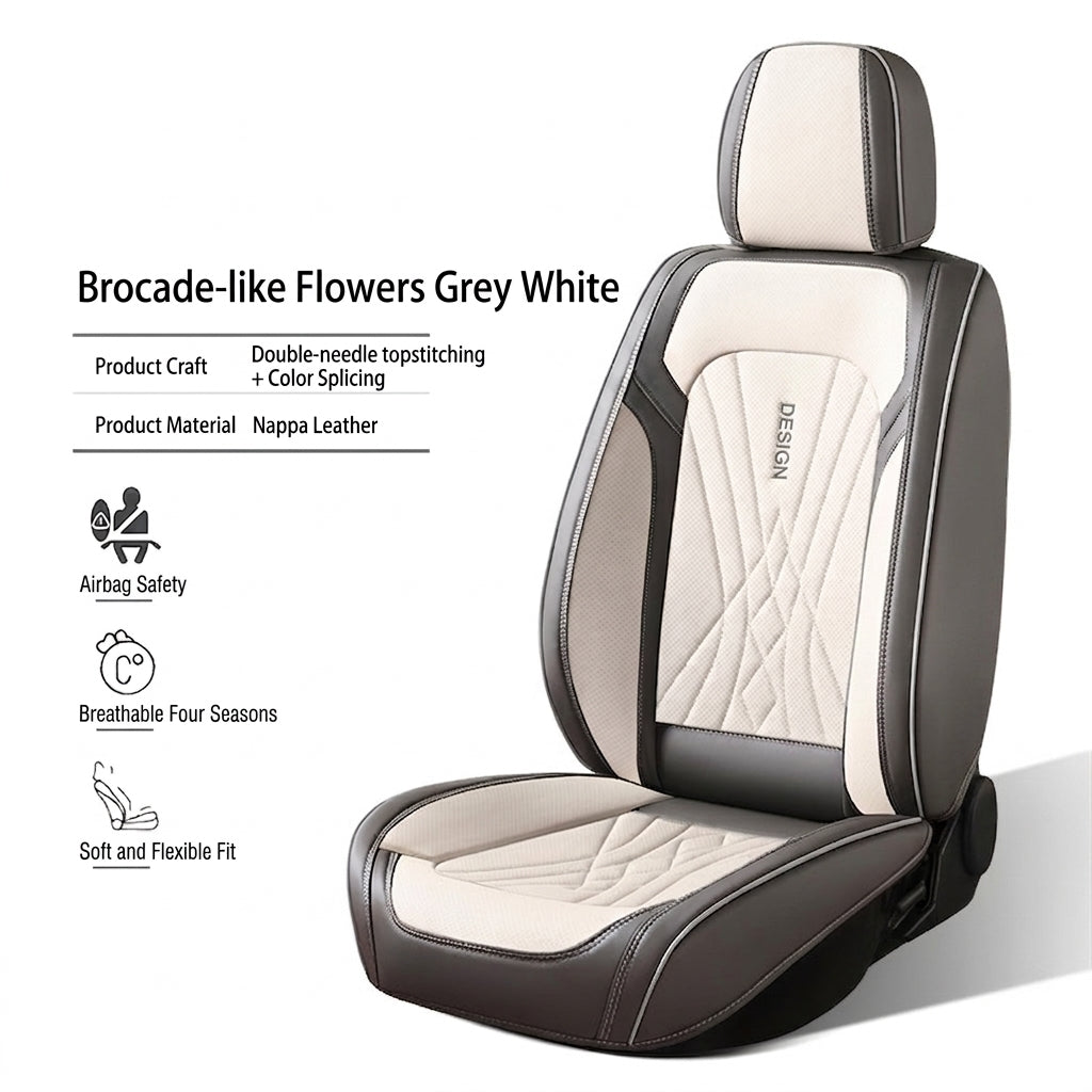 The new Napa leather car cushion is high-end, all-season breathable, perforated, full leather, and fully surrounded seat cover, directly supplied by the manufacturer
