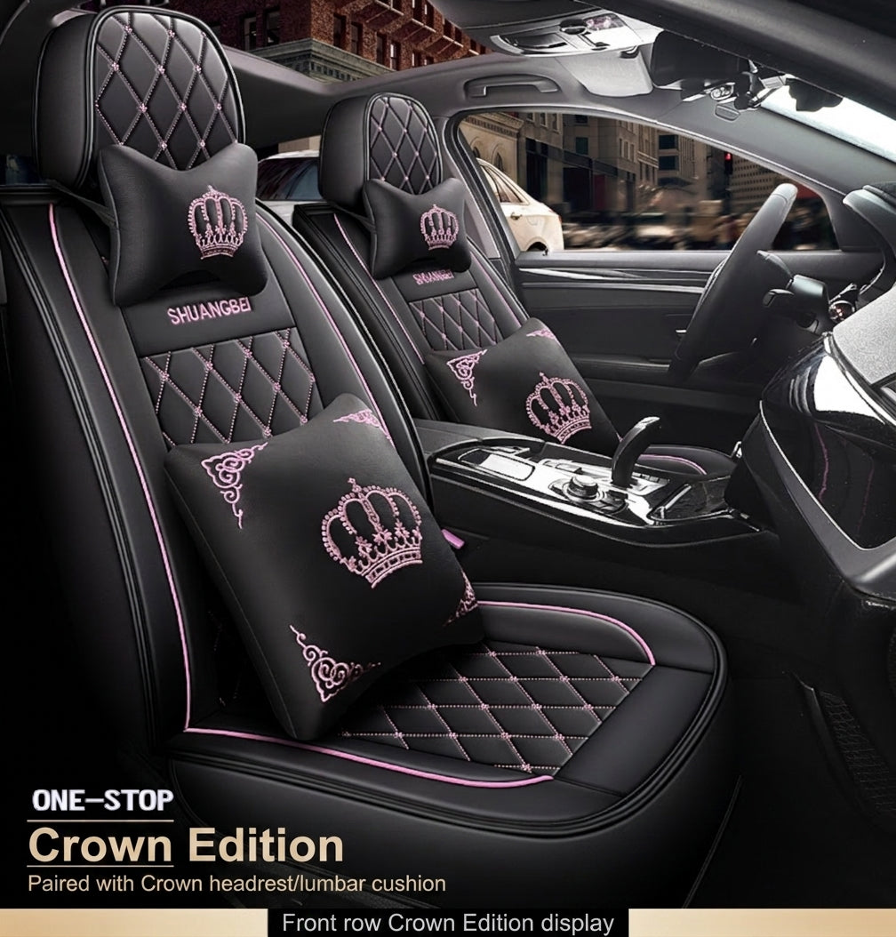 Cross-border new car seat cover, full leather full surrounding, four seasons universal cushion trolley seat cover special manufacturer wholesale