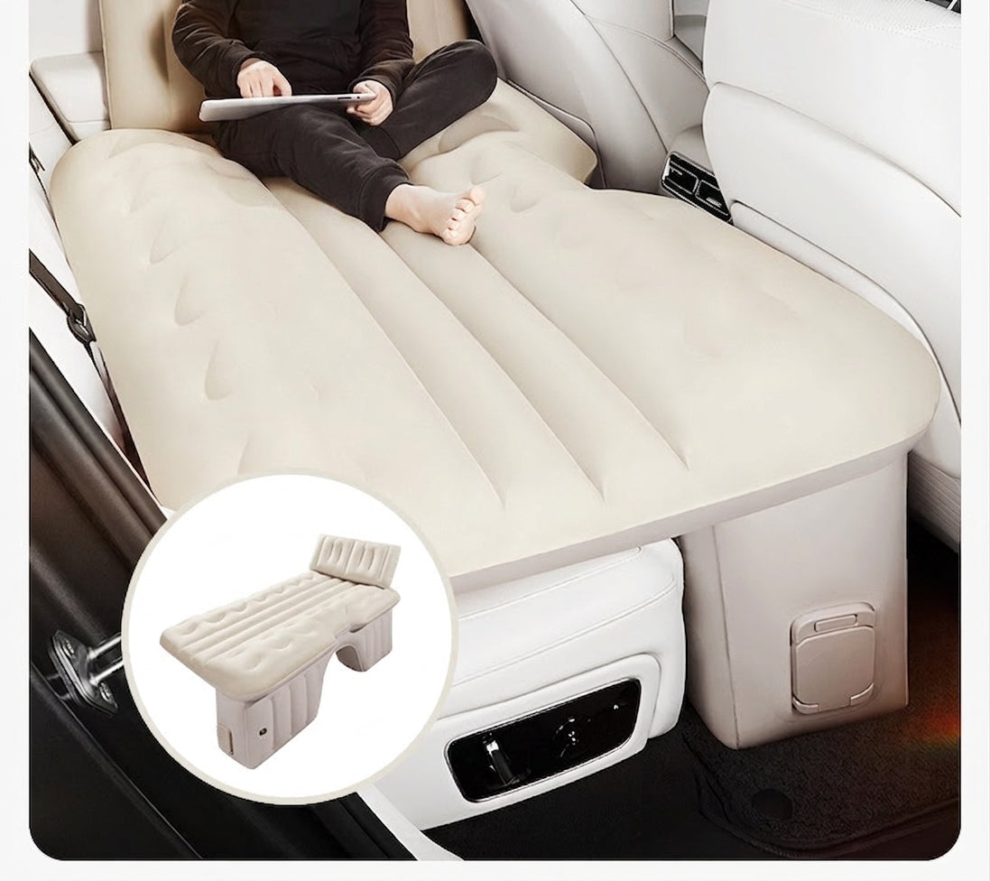 Car rear sleeping mat travel bed car air mat tram automatic charging and discharging portable electric belt leveling inflatable bed