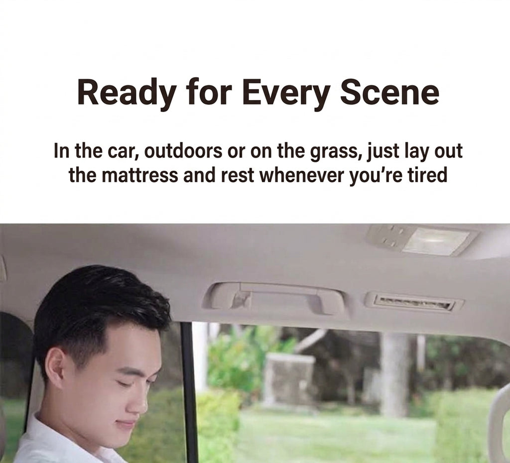 SUV inflatable mattress, car trunk air mattress, in-car sleeping essential, suitable for car camping, Tesla