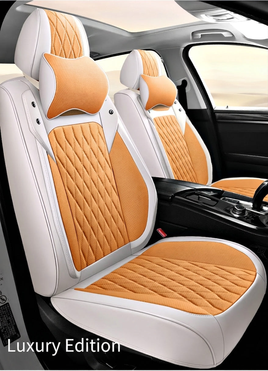 New car seat cushion, all-season universal seat, Nappa leather full-coverage seat cover, small sedan SUV seat cushion manufacturer wholesale
