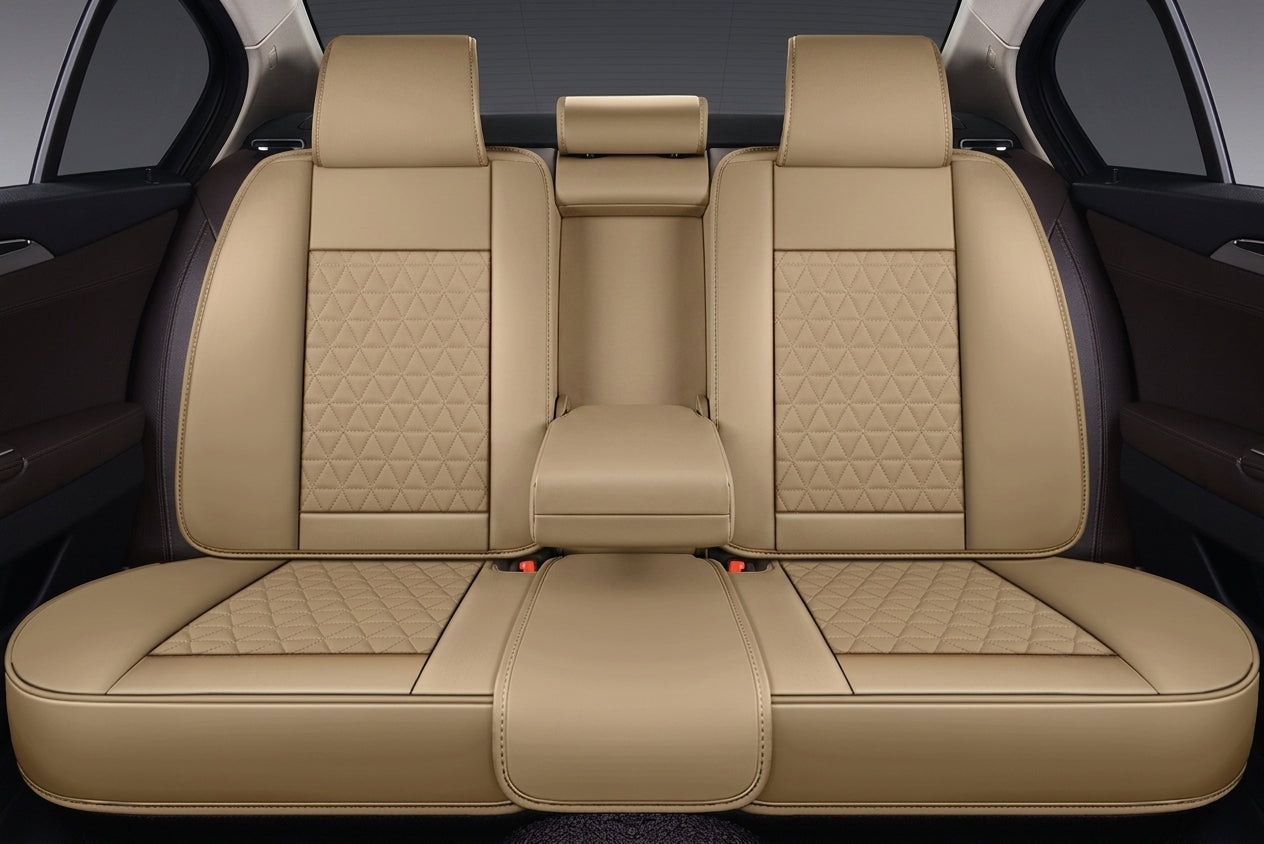 2025 new all-leather fixed lumbar wing Nappa leather car cushion all-season universal full-enveloping seat cover