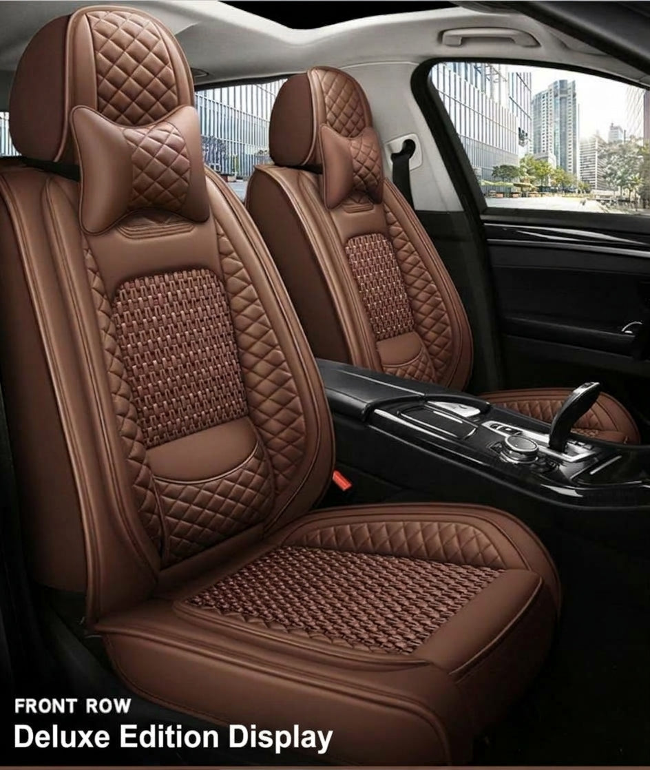 Cross-border foreign trade all-season dedicated seat cover full-coverage car seat cover leather seat cover summer ice silk seat cushion