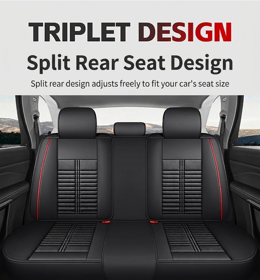 Cross-border car seat cushions with a light luxury, premium feel, all-around car seat cushions, all-season universal, simple, breathable, stain-resistant, and stain-resistant