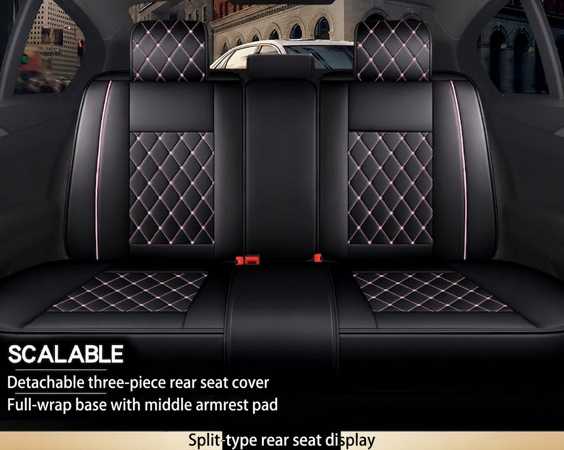 Cross-border new car seat cover, full leather full surrounding, four seasons universal cushion trolley seat cover special manufacturer wholesale