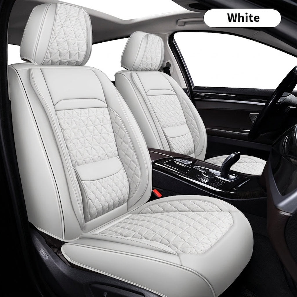 2025 new all-leather fixed lumbar wing Nappa leather car cushion all-season universal full-enveloping seat cover