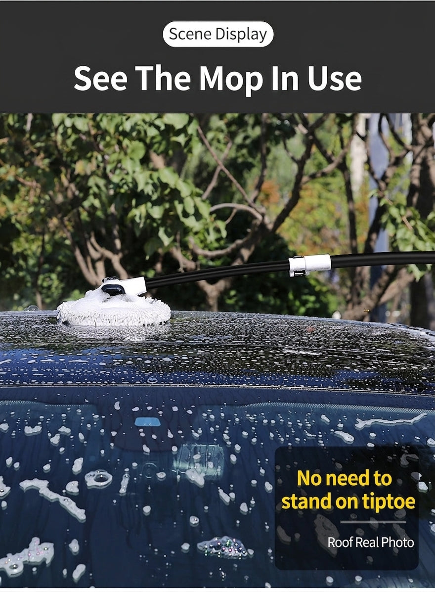 Car Wash Mop Retractable Long Handle Bending Bar Brush Car Brush Car Brush Car Wash Brush Soft Bristle Cleaning Tools Wholesale
