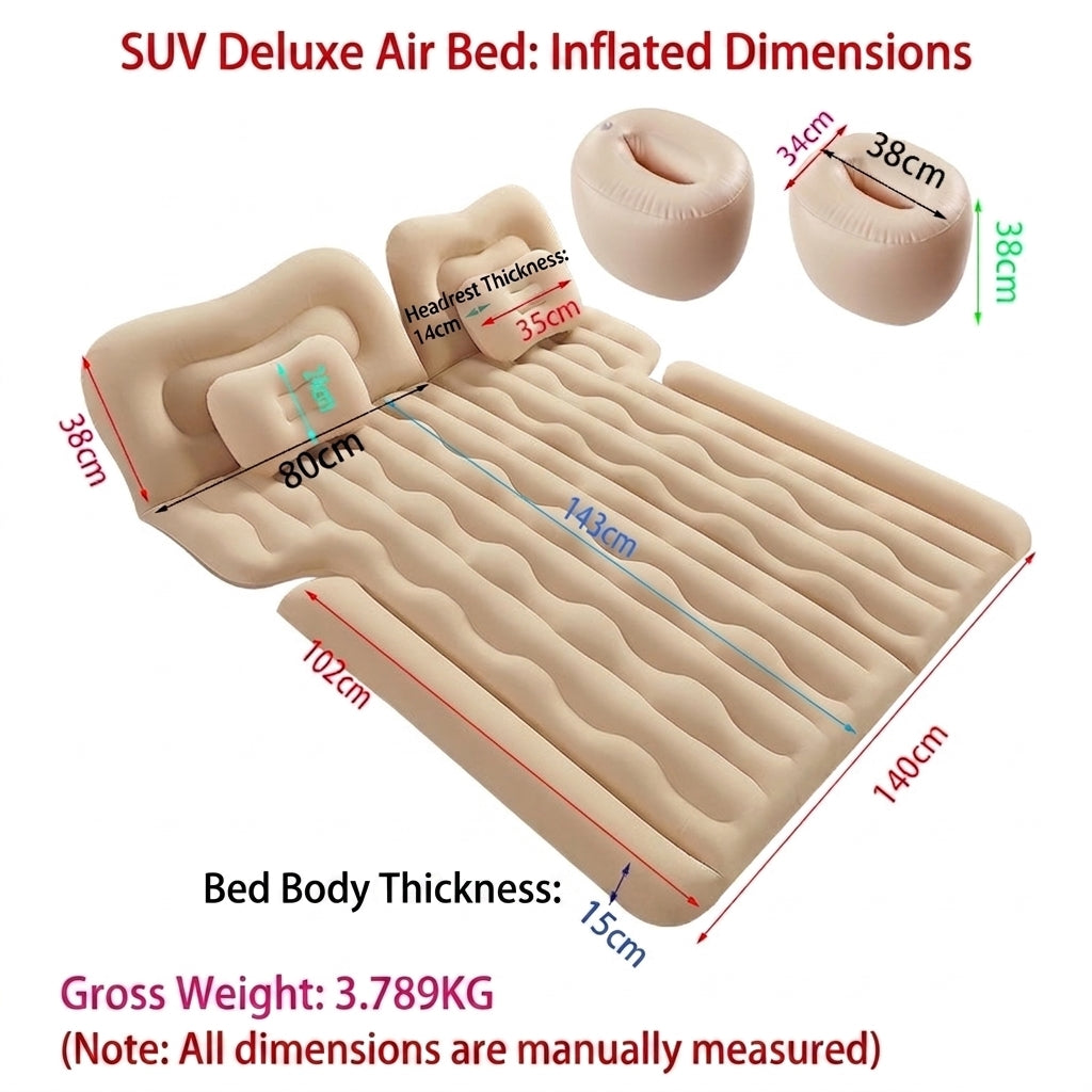 Car inflatable bed air bed SUV travel universal cross-border Tesla mattress trunk air cushion