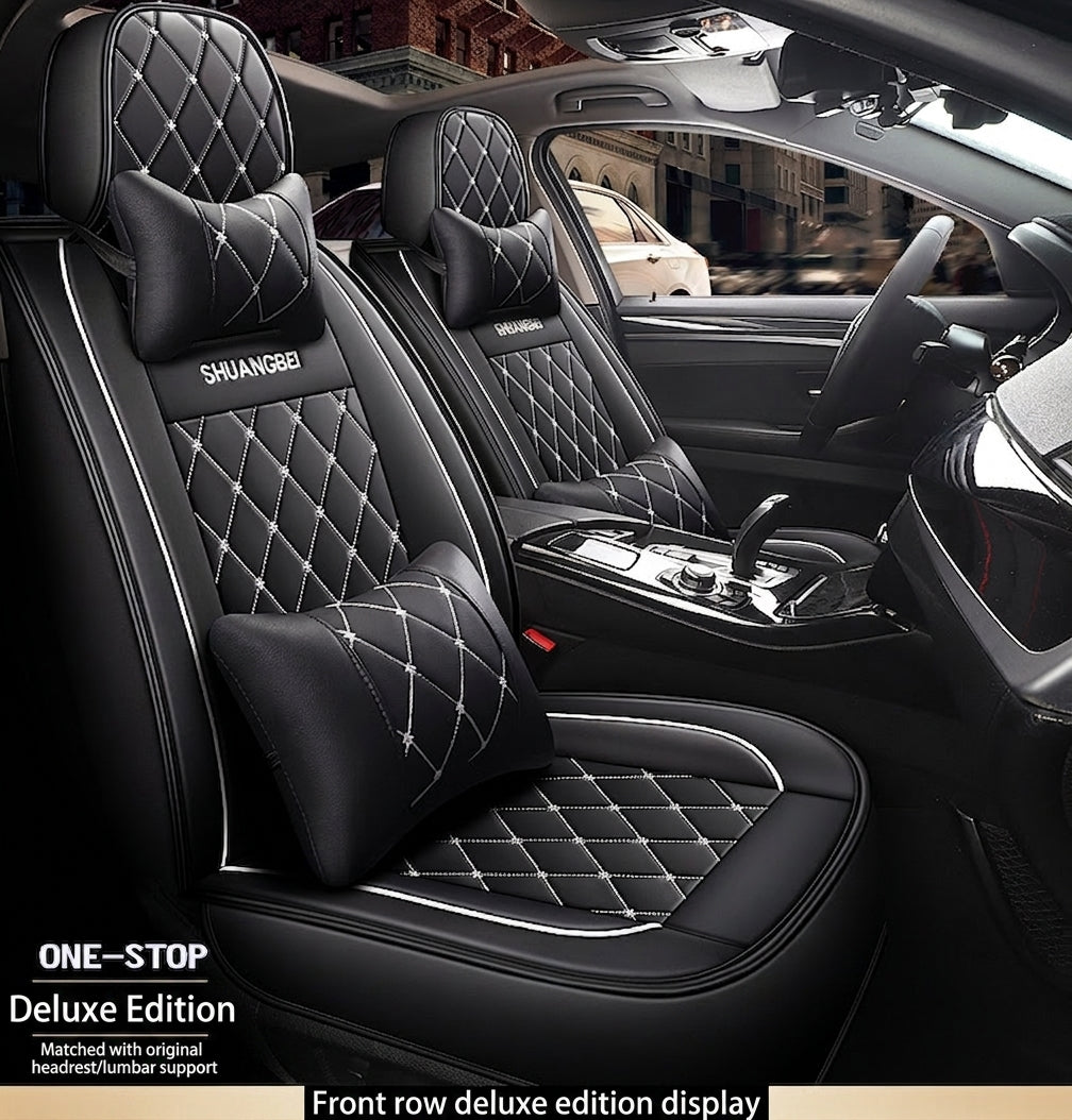 Cross-border new car seat cover, full leather full surrounding, four seasons universal cushion trolley seat cover special manufacturer wholesale