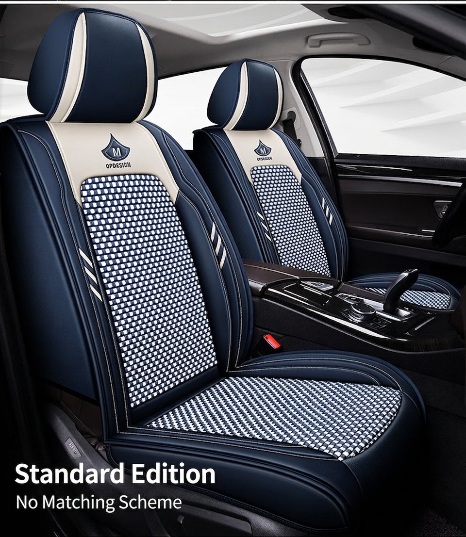 2024 car seat cushions, all-season universal, full coverage five-seater car seat cushions, summer breathable ice silk seat covers wholesale